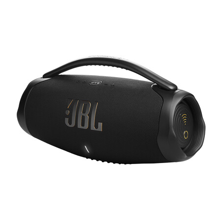 JBL Boombox 3 Wi-Fi, tragbarer Bluetooth-Lautsprecher, schwarz