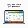 MacBook Air 15" M2 Chip 8-Core CPU und 10-Core GPU, 8GB, 512GB SSD, space grau>