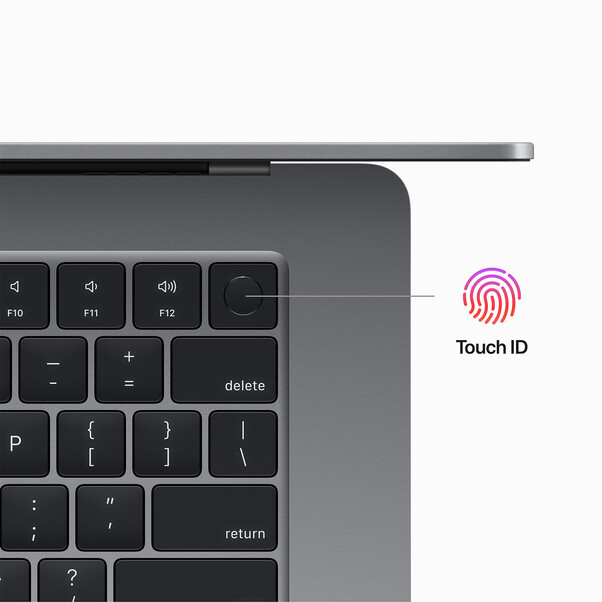 MacBook Air 15" M2 Chip 8-Core CPU und 10-Core GPU, 8GB, 512GB SSD, space grau>