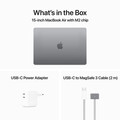 MacBook Air 15" M2 Chip 8-Core CPU und 10-Core GPU, 8GB, 512GB SSD, space grau>