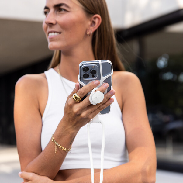 Sie sehen das Produktbild 10 von Vonmählen Infinity Plus, universelle Handykette inkl. Fingerring, weiß Vonmählen Infinity Plus, universelle Handykette inkl. Fingerring, weiß