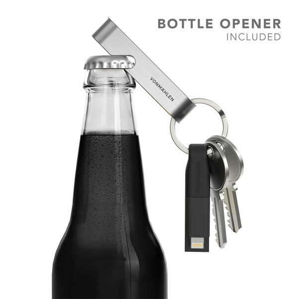 Sie sehen das Produktbild 05 von Vonmählen High Six, 6-in-1 Schnellladekabel, schwarz/silber Vonmählen High Six, 6-in-1 Schnellladekabel, schwarz/silber