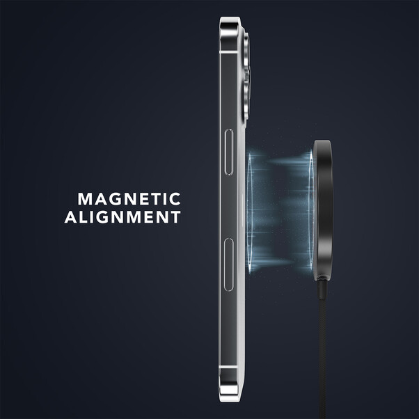 Vonmählen Aura Mini, magnetisches WL Charging Pad, schwarz