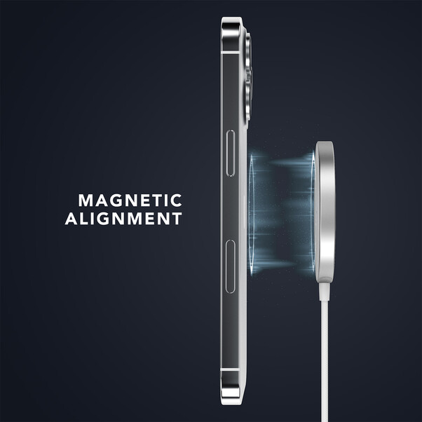 Vonmählen Aura Mini, magnetisches WL Charging Pad, weiß