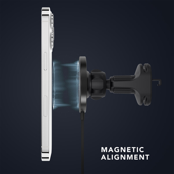 Vonmählen Aura Car, magnetisches WL Auto-Charging Pad, schwarz