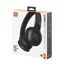 Sie sehen das Produktbild 02 von JBL Live 670NC, On-Ear Bluetooth Kopfhörer, schwarz JBL Live 670NC, On-Ear Bluetooth Kopfhörer, schwarz