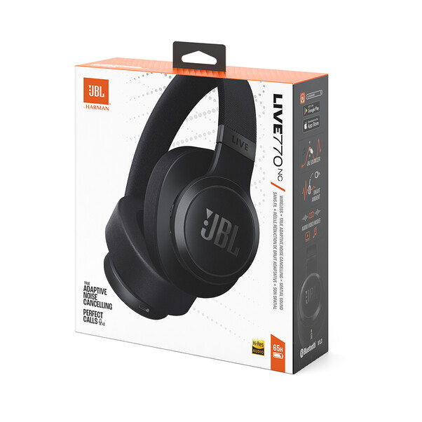 Sie sehen das Produktbild 06 von JBL Live 770NC, Over-Ear Bluetooth Kopfhörer, schwarz JBL Live 770NC, Over-Ear Bluetooth Kopfhörer, schwarz