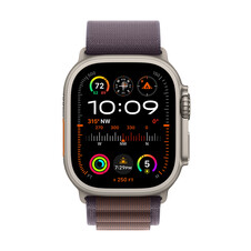Apple Watch Ultra 2 GPS + Cellular, Titan, 49mm Alpinarmband, medium, indigo>