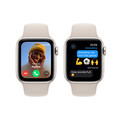 Sie sehen das Produktbild 03 von Apple Watch SE GPS, Aluminum polarstern, 40mm mit Sportarmband, polarstern - M/L> Apple Watch SE GPS, Aluminum polarstern, 40mm mit Sportarmband, polarstern - M/L>