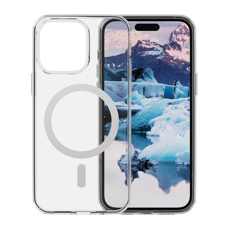 dbramante Iceland Pro Case mit MagSafe für iPhone 15 Pro, transparent>