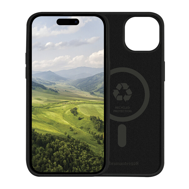 Sie sehen das Produktbild 01 von dbramante Monaco Silikon Case mit MagSafe für iPhone 13/14/15/16e, schwarz dbramante Monaco Silikon Case mit MagSafe für iPhone 13/14/15/16e, schwarz