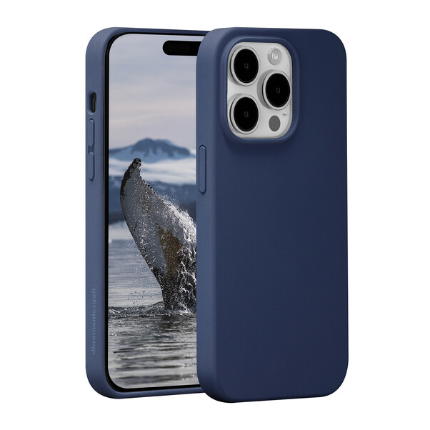 Sie sehen das Produktbild 02 von dbramante Monaco Silikon Case mit MagSafe für iPhone 15 Pro, pazifik blau dbramante Monaco Silikon Case mit MagSafe für iPhone 15 Pro, pazifik blau