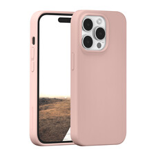 Sie sehen das Produktbild 02 von dbramante Monaco Silkon Case mit MagSafe für iPhone 15 Pro, pink sand dbramante Monaco Silkon Case mit MagSafe für iPhone 15 Pro, pink sand