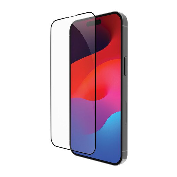 Sie sehen das Produktbild 01 von dbramante eco-shield Displayschutzfolie für iPhone 15 Pro, schwarz > dbramante eco-shield Displayschutzfolie für iPhone 15 Pro, schwarz >