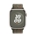 Sie sehen das Produktbild 03 von Apple Watch 45mm Nike Sport Loop, sequoia/orange> Apple Watch 45mm Nike Sport Loop, sequoia/orange>