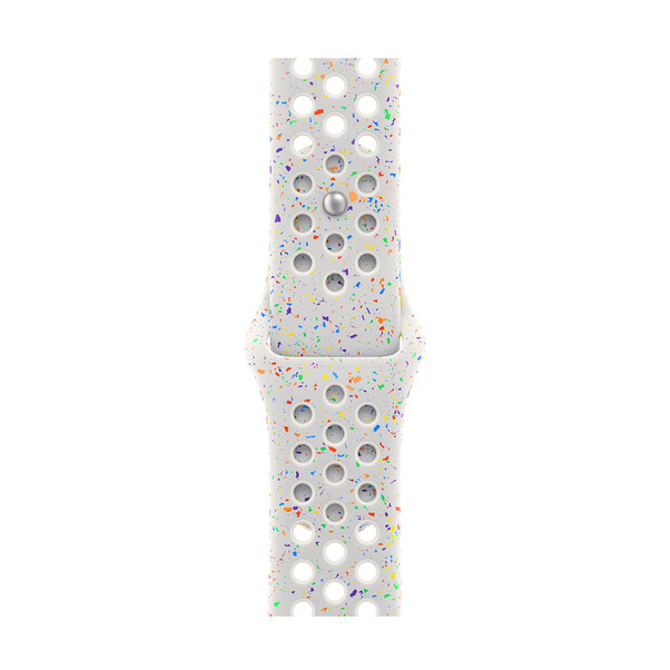 Apple Watch 41mm Nike Sportarmband, Pure Platinum, S/M>