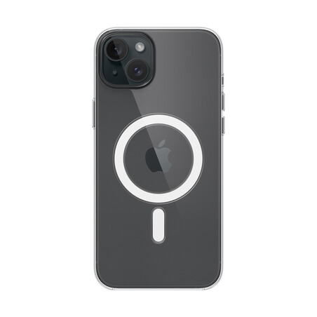 Sie sehen das Produktbild 01 von Apple iPhone 15 Plus Clear Case mit MagSafe, transparent> Apple iPhone 15 Plus Clear Case mit MagSafe, transparent>