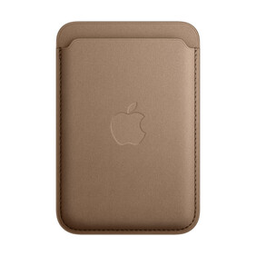 Apple iPhone Feingewebe Wallet mit MagSafe, taupe braun&amp;gt;