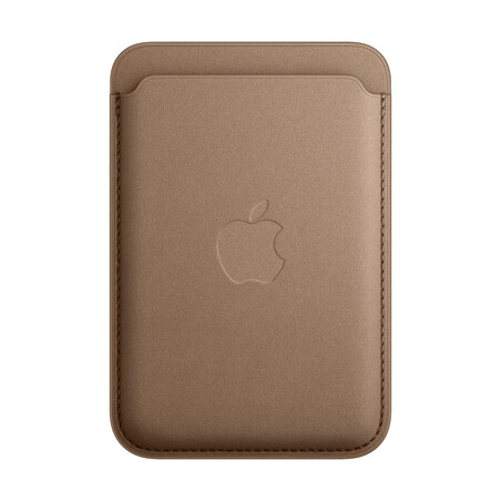 Sie sehen das Produktbild 01 von Apple iPhone Feingewebe Wallet mit MagSafe, taupe braun> Apple iPhone Feingewebe Wallet mit MagSafe, taupe braun>
