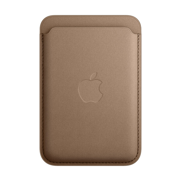 Sie sehen das Produktbild 01 von Apple iPhone Feingewebe Wallet mit MagSafe, taupe braun> Apple iPhone Feingewebe Wallet mit MagSafe, taupe braun>