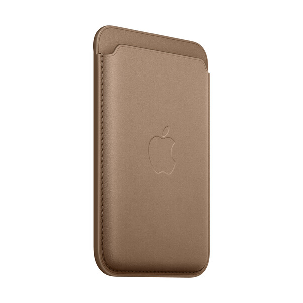 Sie sehen das Produktbild 02 von Apple iPhone Feingewebe Wallet mit MagSafe, taupe braun> Apple iPhone Feingewebe Wallet mit MagSafe, taupe braun>