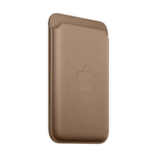 Sie sehen das Produktbild 02 von Apple iPhone Feingewebe Wallet mit MagSafe, taupe braun> Apple iPhone Feingewebe Wallet mit MagSafe, taupe braun>