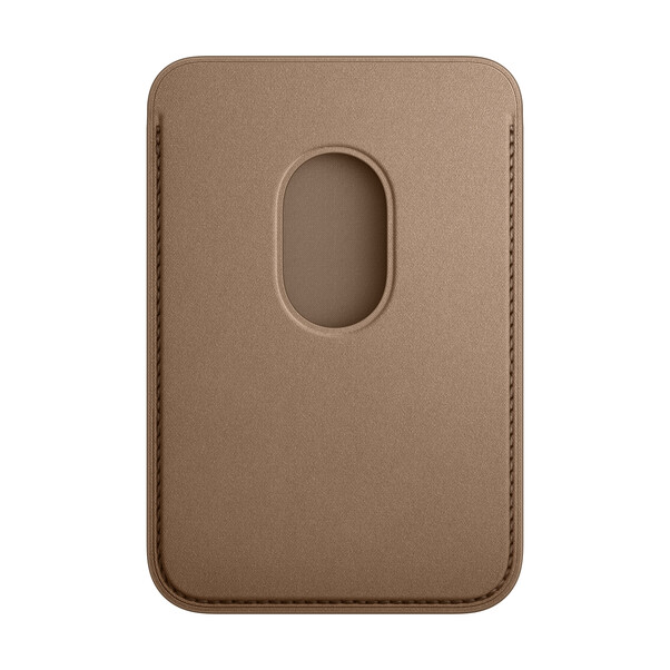 Sie sehen das Produktbild 03 von Apple iPhone Feingewebe Wallet mit MagSafe, taupe braun> Apple iPhone Feingewebe Wallet mit MagSafe, taupe braun>