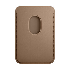 Sie sehen das Produktbild 03 von Apple iPhone Feingewebe Wallet mit MagSafe, taupe braun> Apple iPhone Feingewebe Wallet mit MagSafe, taupe braun>