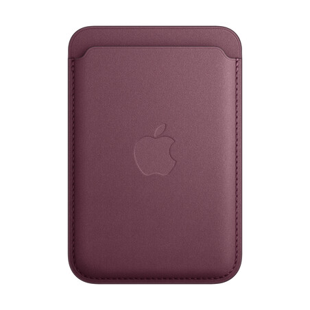Apple iPhone Feingewebe Wallet mit MagSafe, mulberry>
