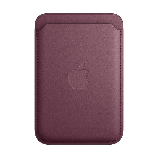Apple iPhone Feingewebe Wallet mit MagSafe, mulberry>