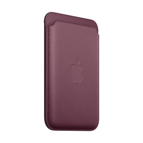 Apple iPhone Feingewebe Wallet mit MagSafe, mulberry>