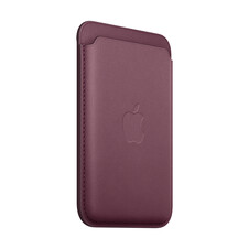 Apple iPhone Feingewebe Wallet mit MagSafe, mulberry>