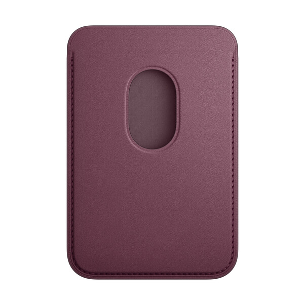 Apple iPhone Feingewebe Wallet mit MagSafe, mulberry>