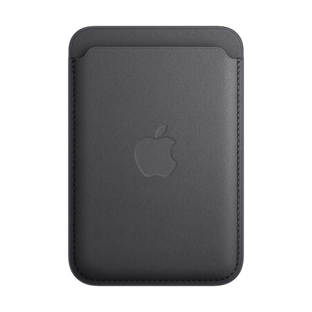 Sie sehen das Produktbild 01 von Apple iPhone Feingewebe Wallet mit MagSafe, schwarz Apple iPhone Feingewebe Wallet mit MagSafe, schwarz