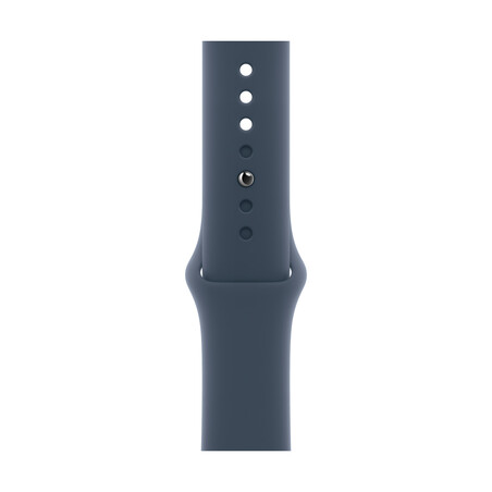 Apple Watch 45mm Sportarmband, sturmblau, S/M>
