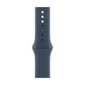 Apple Watch 45mm Sportarmband, sturmblau, S/M>