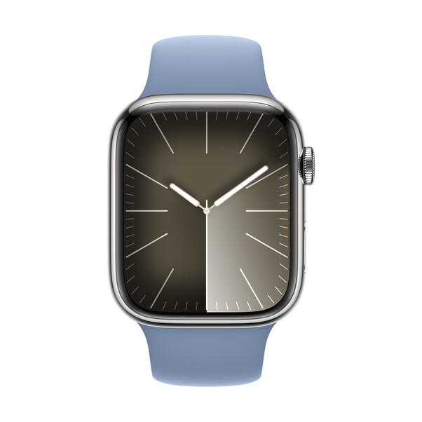 Sie sehen das Produktbild 03 von Apple Watch 45mm Sportarmband, winterblau, M/L Apple Watch 45mm Sportarmband, winterblau, M/L
