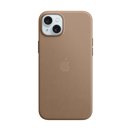 Sie sehen das Produktbild 01 von Apple iPhone 15 Plus Feingewebe Case mit MagSafe, taupe braun> Apple iPhone 15 Plus Feingewebe Case mit MagSafe, taupe braun>