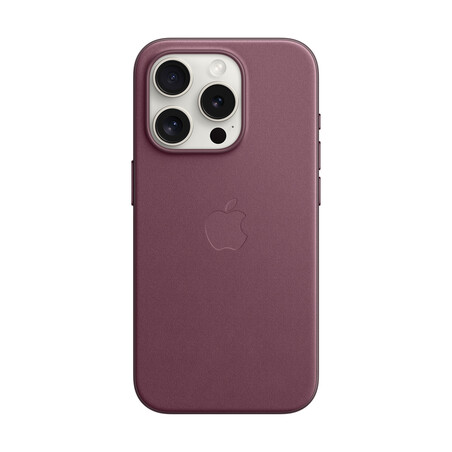 Apple iPhone 15 Pro Feingewebe Case mit MagSafe, mulberry>