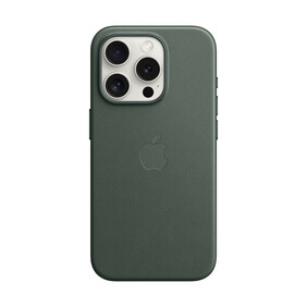 Apple iPhone 15 Pro Max Feingewebe Case mit MagSafe, immergrün&amp;gt;