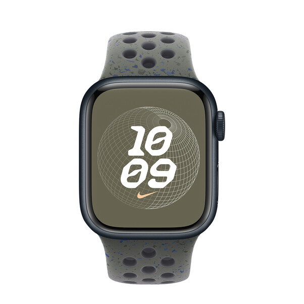 Apple Watch 41mm Nike Sportarmband, Cargo Khaki, M/L