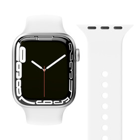 Vonmählen Silikon Loop One für Apple Watch 38/40/41 mm, weiß &amp;gt;