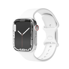 Sie sehen das Produktbild 03 von Vonmählen Silikon Loop One für Apple Watch 42/44/45/49 mm, weiß > Vonmählen Silikon Loop One für Apple Watch 42/44/45/49 mm, weiß >