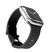 Sie sehen das Produktbild 02 von Vonmählen Silikon Loop One für Apple Watch 42/44/45/49 mm, schwarz Vonmählen Silikon Loop One für Apple Watch 42/44/45/49 mm, schwarz