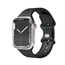 Sie sehen das Produktbild 03 von Vonmählen Silikon Loop One für Apple Watch 42/44/45/49 mm, schwarz Vonmählen Silikon Loop One für Apple Watch 42/44/45/49 mm, schwarz