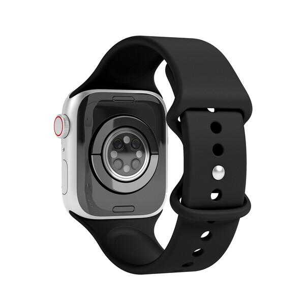 Sie sehen das Produktbild 04 von Vonmählen Silikon Loop One für Apple Watch 42/44/45/49 mm, schwarz Vonmählen Silikon Loop One für Apple Watch 42/44/45/49 mm, schwarz