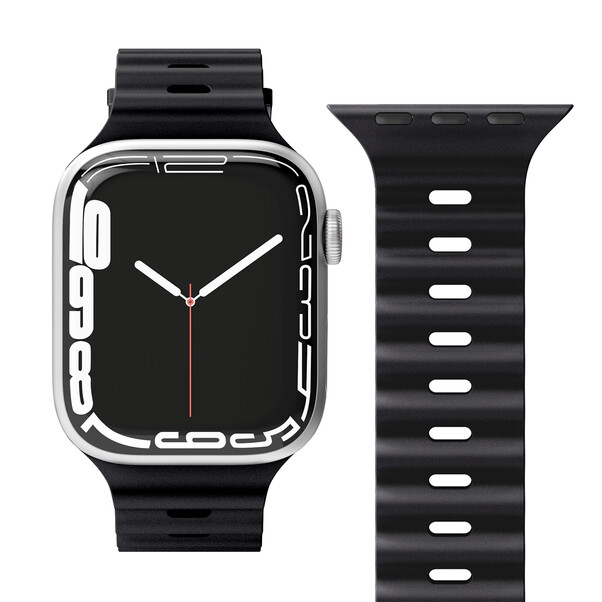 Vonmählen Wave-Armband für Apple Watch 38/40/41 mm, schwarz