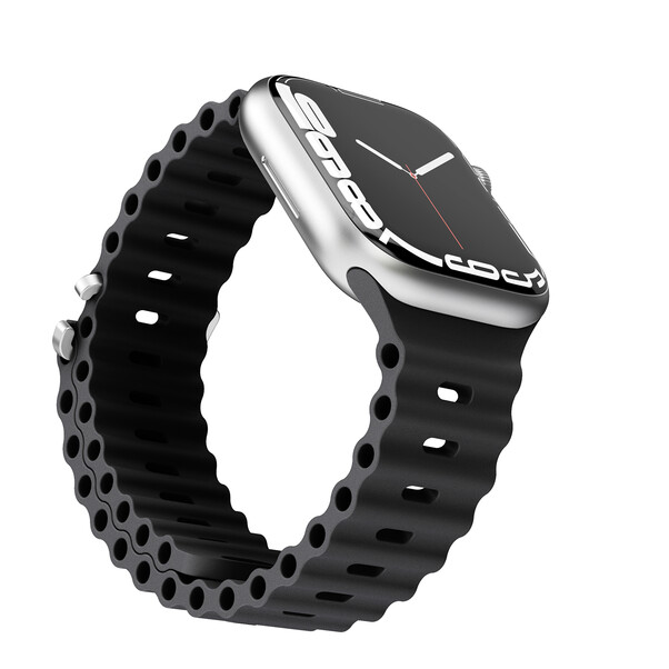 Vonmählen Wave-Armband für Apple Watch 38/40/41 mm, schwarz