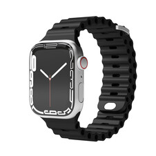 Vonmählen Wave-Armband für Apple Watch 38/40/41 mm, schwarz