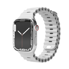 Sie sehen das Produktbild 03 von Vonmählen Wave-Armband für Apple Watch 42/44/45/49 mm, grau Vonmählen Wave-Armband für Apple Watch 42/44/45/49 mm, grau